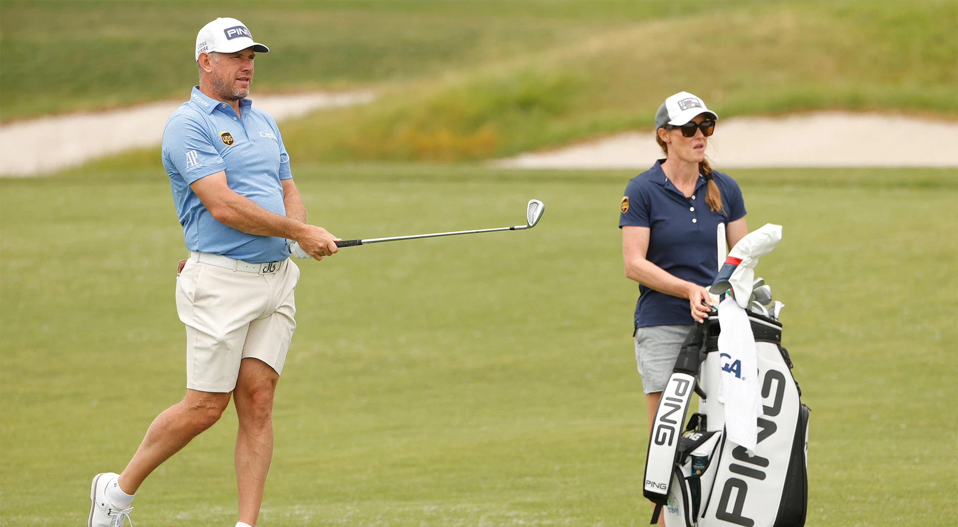 2021 U.S. Open: Lee Westwood hopes 87th time’s a charm, with his newlywed wife on the bag